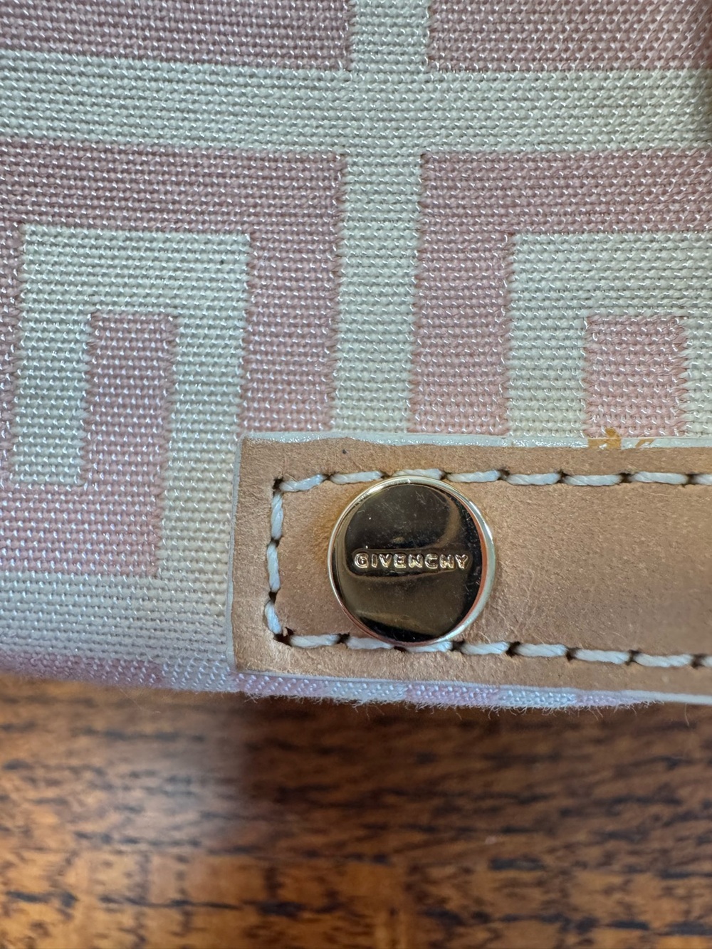 Givenchy Vintage 4G Monogram Canvas Braided Baguette Shoulder Bag w/COA - EUC - Picture 11 of 13
